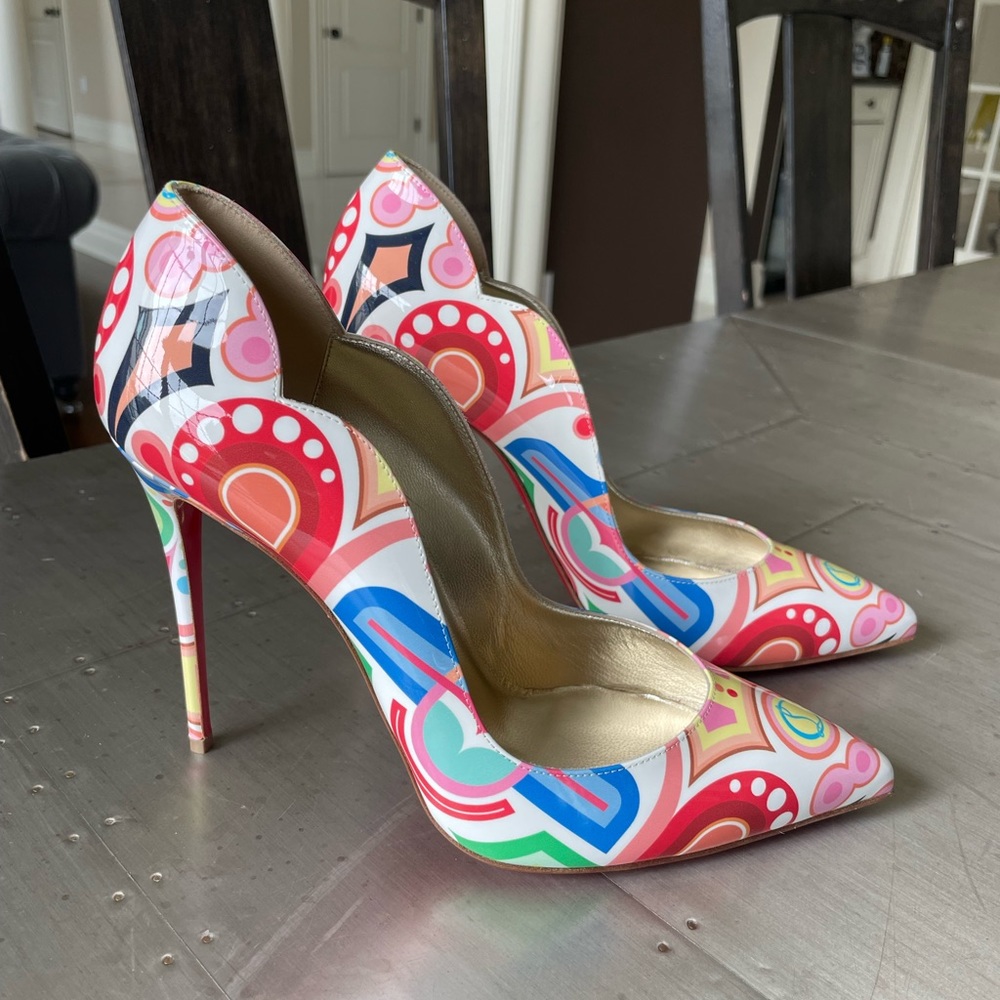 Christian Louboutin Multicolor Patterned Heels
